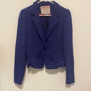 Cortannier size Small purple and black blazer